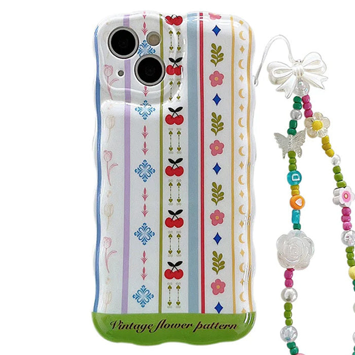 Boogzel Apparel Vintage Floral Pattern iPhone Case