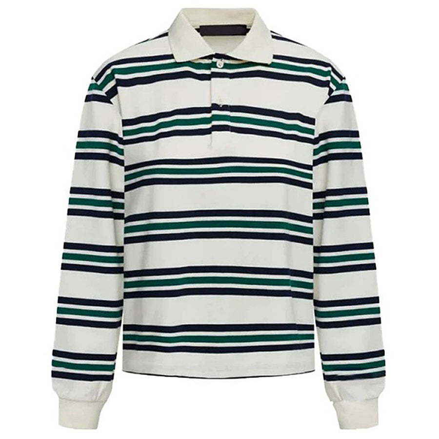 Boogzel Apparel Vintage Stripe Rugby Polo