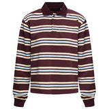 Boogzel Apparel Vintage Stripe Rugby Polo, view 2