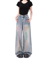 Boogzel Apparel Vintage Style Brush Strokes Jeans, view 2
