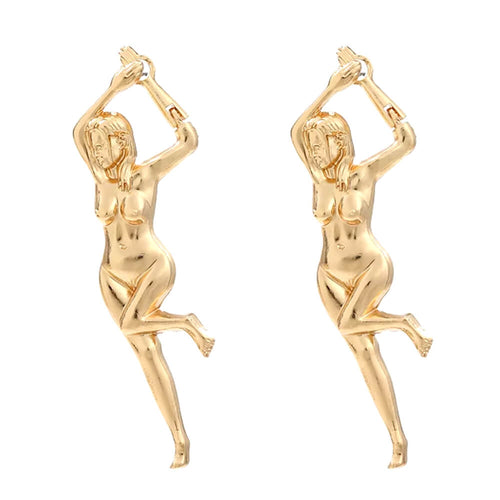 Boogzel Apparel Vintage Style Female Body Earrings
