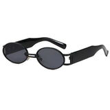Boogzel Apparel Vintage Style Oval Sunglasses, view 4