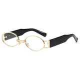 Boogzel Apparel Vintage Style Oval Sunglasses, view 5