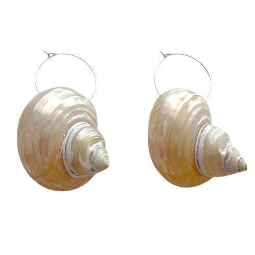 Boogzel Apparel Vintage Style Seashell Earrings