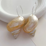 Boogzel Apparel Vintage Style Seashell Earrings, view 4