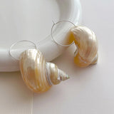 Boogzel Apparel Vintage Style Seashell Earrings, view 5