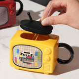 Boogzel Apparel Vintage TV Ceramic Mug, view 4