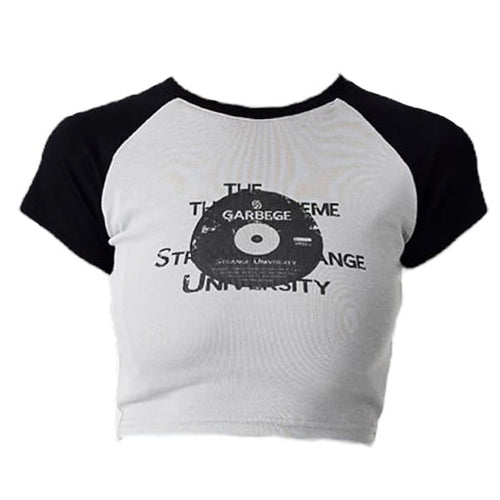 Boogzel Apparel Vinyl Print Crop Top