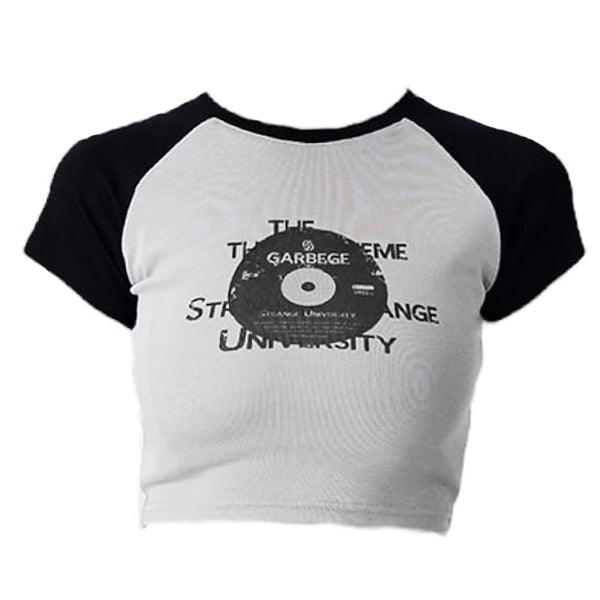 Boogzel Apparel Vinyl Print Crop Top