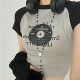 Boogzel Apparel Vinyl Print Crop Top, view 2
