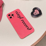 Boogzel Apparel Vinyl Record iPhone Case, view 2