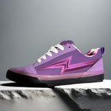 Boogzel Apparel Violet Lightning Low-Top Sneakers, view 2