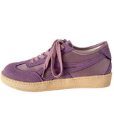 Boogzel Apparel Violet Suede Retro Sneakers, view 2