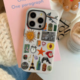 Boogzel Apparel Wanderlust Lovers Aesthetic iPhone Case, view 2
