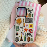 Boogzel Apparel Wanderlust Lovers Aesthetic iPhone Case, view 3