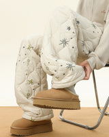 Boogzel Apparel Warm Quilted Snowflake Pants, view 2