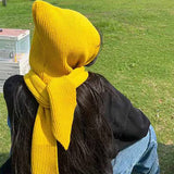 Boogzel Apparel Warm Vibes Knit Hooded Scarf, view 4