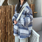 Boogzel Apparel Warm Vibes Plaid Jacket, view 4