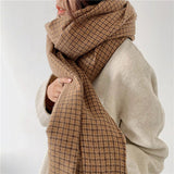 Boogzel Apparel Warm Vibes Plaid Scarf, view 2