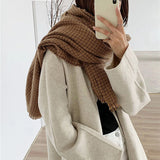 Boogzel Apparel Warm Vibes Plaid Scarf, view 3