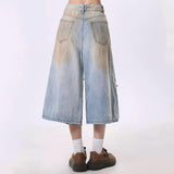 Boogzel Apparel Wash Me Out Distressed Denim Shorts, view 4