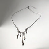 Boogzel Apparel Water Drop Aesthetic Necklace, view 4