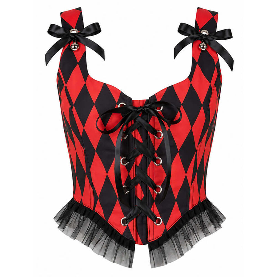 Boogzel Apparel Welcome To The Freakshow Corset Top