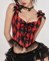 Boogzel Apparel Welcome To The Freakshow Corset Top, view 4