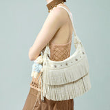 Boogzel Apparel Western Stardust Fringe Bag, view 3