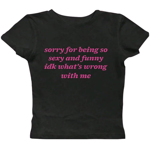 Boogzel Apparel Whatโs Wrong With Me Baby Tee