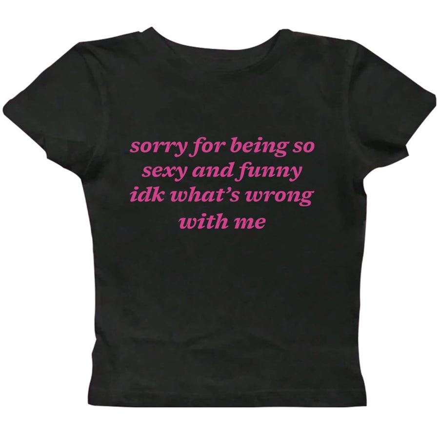Boogzel Apparel What’s Wrong With Me Baby Tee