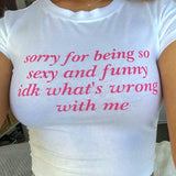 Boogzel Apparel What’s Wrong With Me Baby Tee, view 3