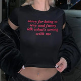 Boogzel Apparel What’s Wrong With Me Baby Tee, view 5