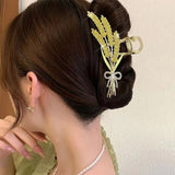 Boogzel Apparel Wheat Flower Hair Claw, view 3