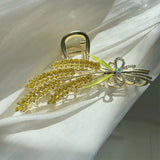 Boogzel Apparel Wheat Flower Hair Claw, view 4