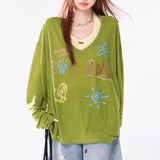Boogzel Apparel Whimsical Doodle Graphic Sweatshirt, view 4