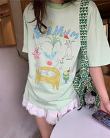 Boogzel Apparel Whimsical Doodle Graphic Tee, view 5