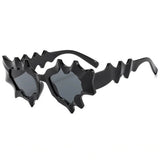 Boogzel Apparel Whimsical Wavy Frame Sunglasses, view 2