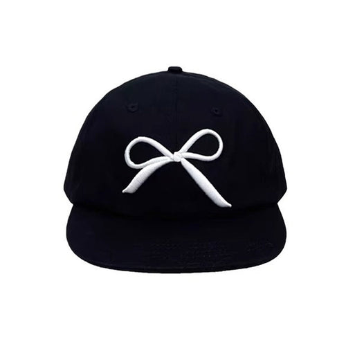 Boogzel Apparel White Bow Embroidery Cap