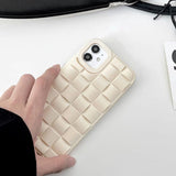Boogzel Apparel White Checkered iPhone Case, view 5