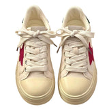 Boogzel Apparel White & Red Star Sneakers, view 2