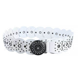 Boogzel Apparel White Studded Boho Belt, view 5