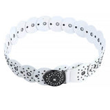 Boogzel Apparel White Studded Boho Belt, view 6