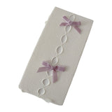 Boogzel Apparel White & Pink Bow Tights, view 2
