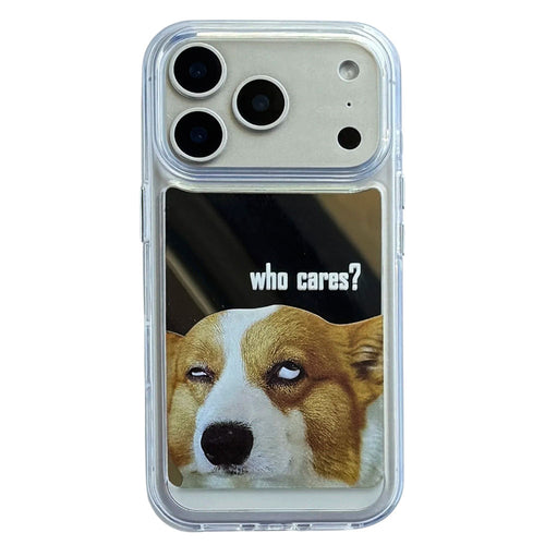 Boogzel Apparel Who Cares iPhone Case