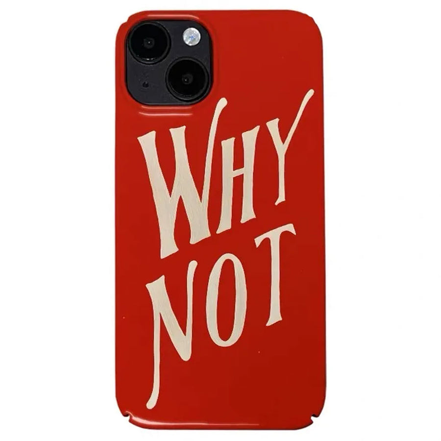 Boogzel Apparel Why Not iPhone Case