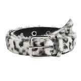 Boogzel Apparel Wild Aura Faux Fur Leopard Belt, view 2
