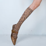 Boogzel Apparel Wild Aura Leopard Print Socks, view 5