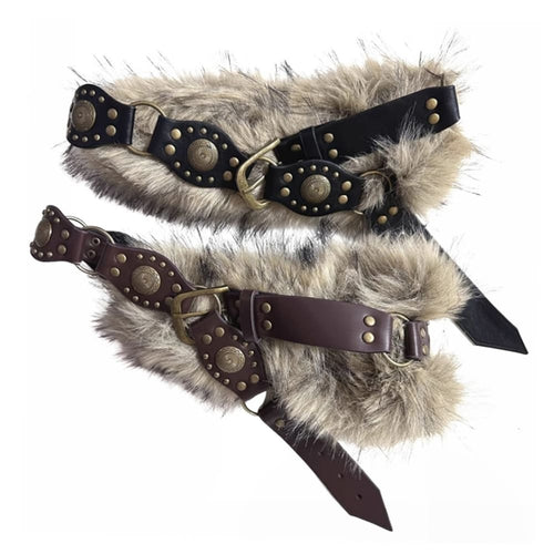 Boogzel Apparel Wild Aura Y2K Fur Belt