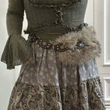 Boogzel Apparel Wild Aura Y2K Fur Belt, view 2